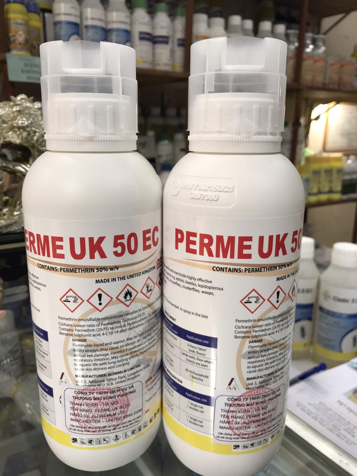 PERME UK 50EC Diệt Muỗi-Kiến-Gián-Bọ-Ruồi